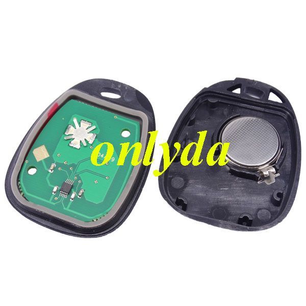 For Buick 3 button remote key with 315MHZ D BOARD FCCID =K0BUT1BT