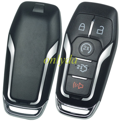 For Mustang keyless 4+1 button remote key with 902MHZ with 49 chip KCC-CRM-TAL-A2C81541400 A2C92465102 K-D0240 08 5R2-S 16090509838 chip: NXP F295DF 1300 SFC915.1 02 ZnD16420