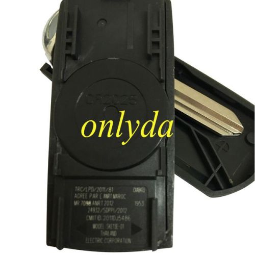 For Mazda M6 3 button remote key with 434mhz