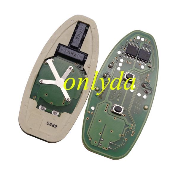 For OEM Nissan 2 button remote key with 315mhz & PCF 7936 chip