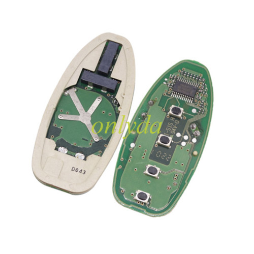 Infinite Q50 smart key 285E3-4HB0C with PCF7953 chip with 434mhz,