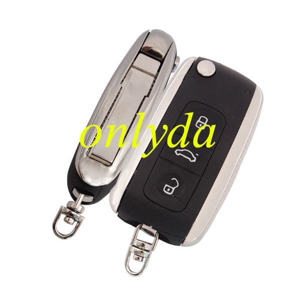 For VW Phaeton 3 button remote key with 7942(Hitag2)chip 7953AC 315/434mhz