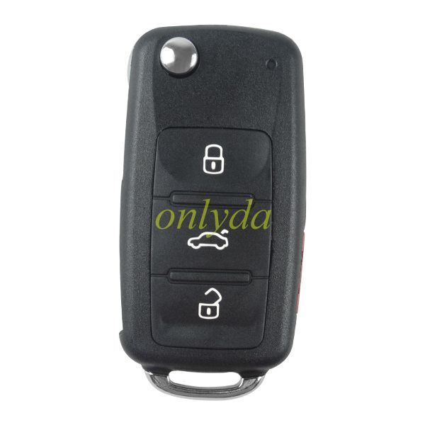 For VW MQB remote,MQB keyless megamos AES 3+1 button with 315mhz KYDZ