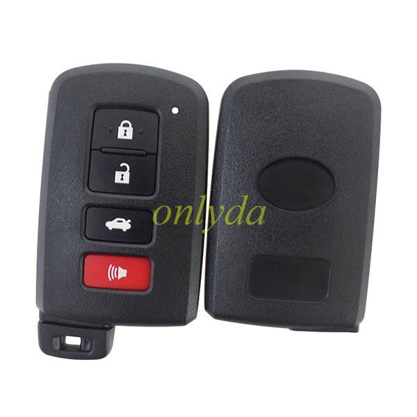 For Toyota 3+1 button remote key HYQ14FBB 0010 433.92mhz