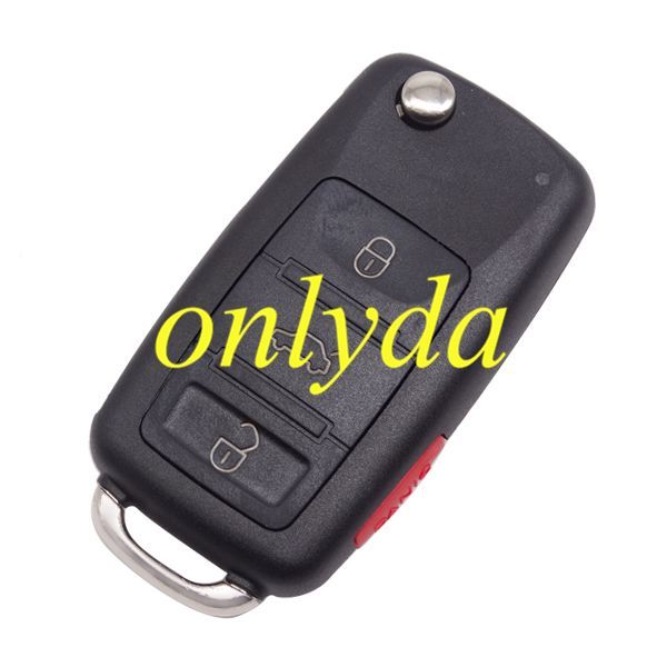 For VW 3+1 button remote key with PCF7946A chip with 434mhz 3D0959753AD