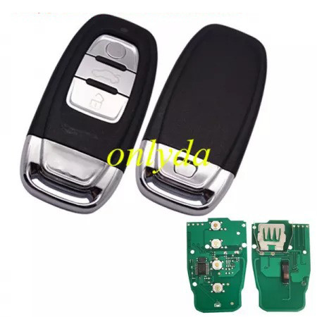 Free shipping For Audi KYDZ Brand A4L,Q5 3 button remote control with 868mhz Remote