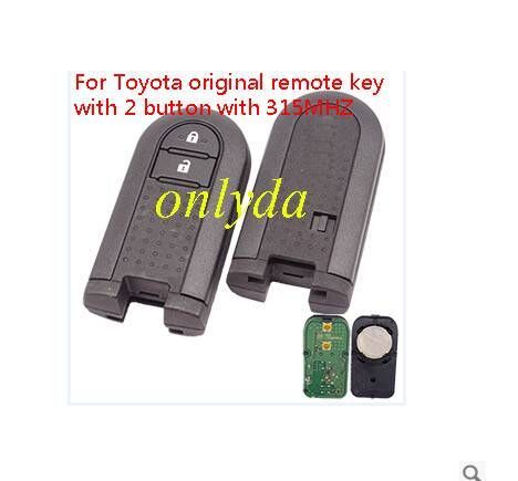 For Toyota Remote Key key with 2 button with 433.92MHZ