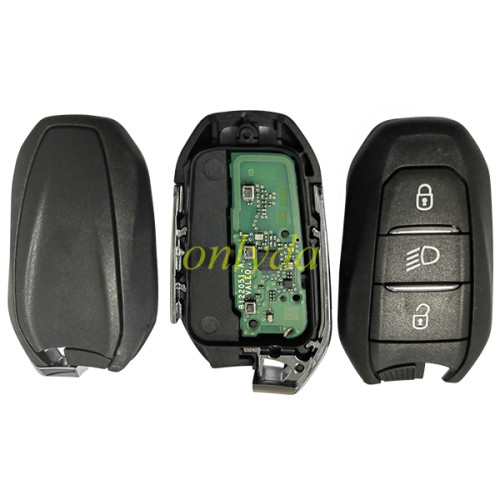 For OEM Citroen 3 button remote key with light button with hitag aex chip/ NXP A3M15/4A chip，with 315mhz or 434MHZ,please choose frequency.