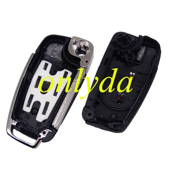 For MQB Keyless flip remote key with ID48 chip 434mhz ASK model Rem:8vo837220D 8vo837220 8vo837220G