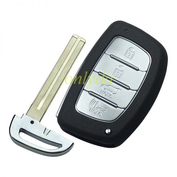 Hyundai keyless Smart 3+1 button remote key with NCF2951 chip-7938&Hitag 3&47 chip (HITAG2) with 433mhz FCCID:TQB-FOB-4F07 IC:6074A-FOB4F07 TFKB1J086(TL) 96440-D3100