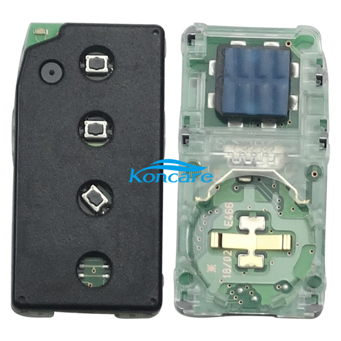 C1 Smart for Toyota COROLLA 3 button remote key with 434mhz with FSK with AES 4A chip