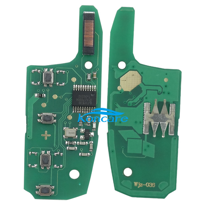 For Chevrolet 2 button remote key PCF7941E chip-434mhz
