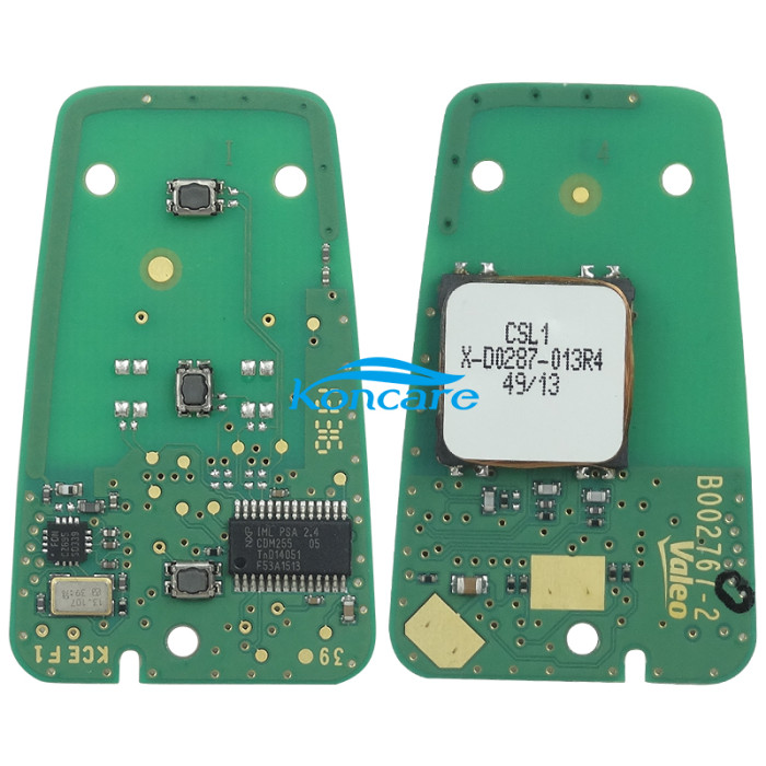 For Citroen smart remote key with 434MHZ with 46 chip 7945A