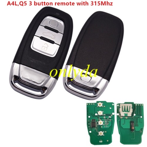 For Audi A4L,Q5 3 button remote control