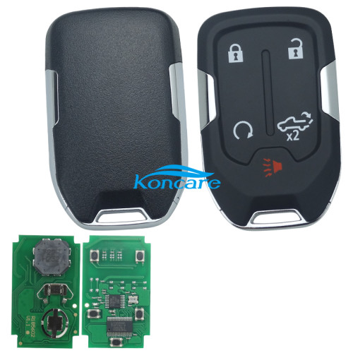 2019-2020 ChevroletSilverado /5-Button Smart Key w/Tailgate / PN:13508398 / HYQ1EA 434 Mhz