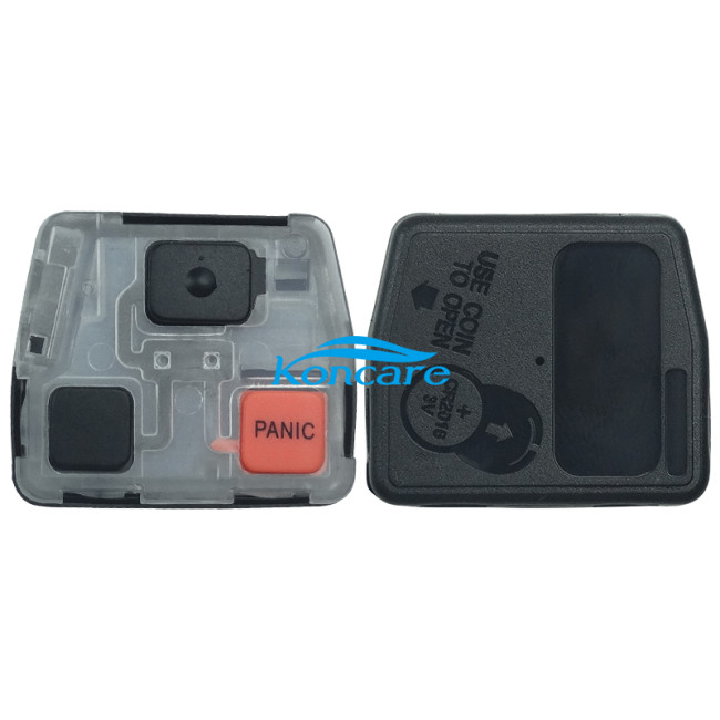 for Land Cruiser Prado 2+1 button remote key case