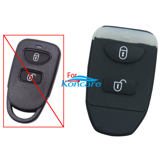 For Hyundai 2 button remote key pad