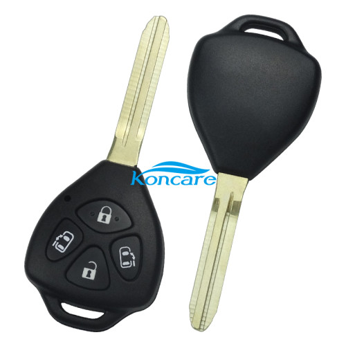 For toyota 4 button remote key shell with Toy43 blade