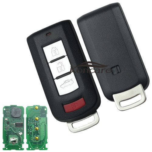 For Mitsubishi 3+1 button keyless smart remote key 433.92MHz FSK