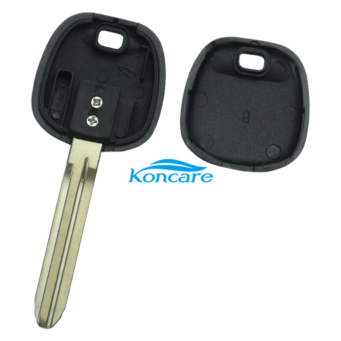 For Toyota transponder key blank with carbon chip part,with TPX long chip part NO LOGO