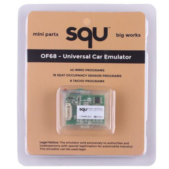 SQU OF68 Universal Car Emulator SQU OF68 Car Emulator Signal Reset Immo Programs Place ESL Diagnostic Seat Occupancy WITH of 80