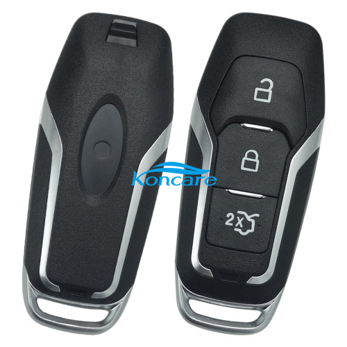 For Ford-B64C Ford 3 button remote key shell with Hu101 blade with logo