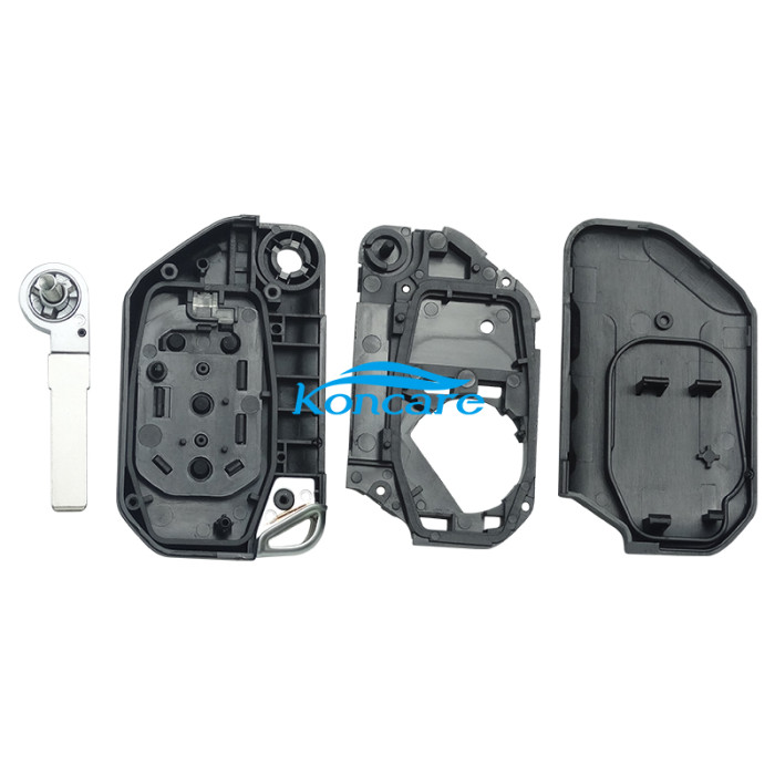 For JEEP Wrangler Gladiator 2018-2021 Keyless Flip Key 3+1 button 433.92MHz ASK PCF7939M / HITAG AES / 4A CHIP FCC ID: OHT1130261 IC: 5461A-1130261 P/N: 68416784AA