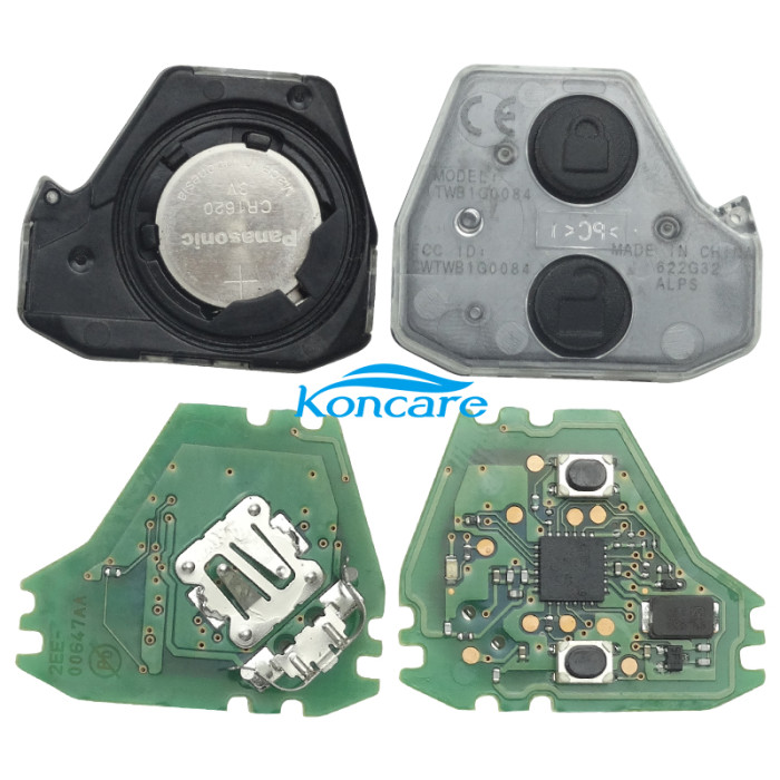 For Toyota OEM 2 button remote key with 315mhz