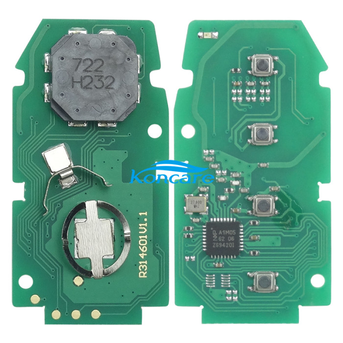 2019-2021 For Toyota Corolla / 4-Button Smart Key / PN: 8990H-02030 / HYQ14FBN / 4A /315 MHz