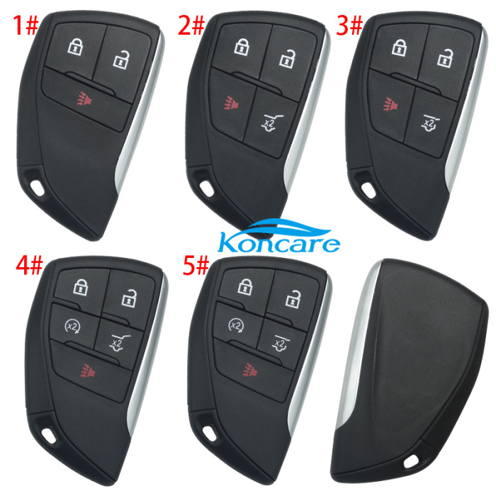 For Buick 2+1/3+1/4+1 button remote key shell (please choose button)