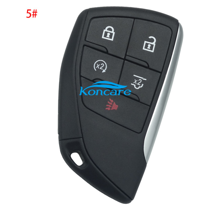 For Buick 2+1/3+1/4+1 button remote key shell (please choose button)