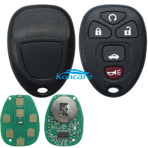 For Buick 3+1 Button remote key with FCCID OUC60270-315mhz