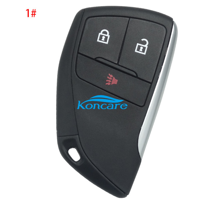 For Buick 2+1/3+1/4+1 button remote key shell (please choose button)