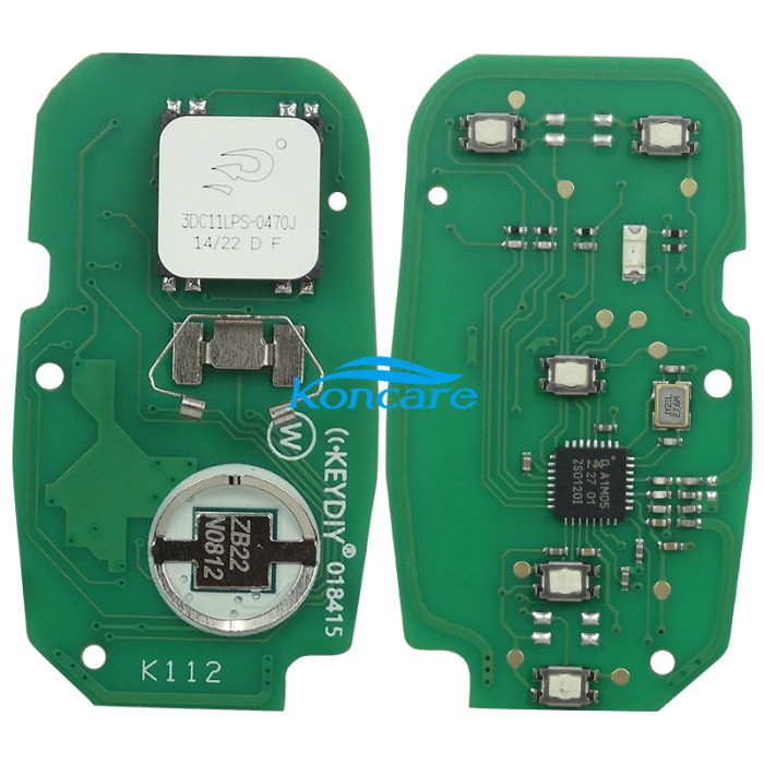 for KEYDIY Remote key 5 button ZB22-5 smart key for KD-X2 and KD MAX