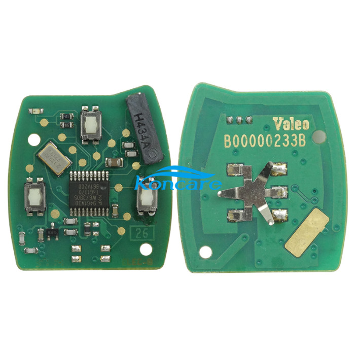 For Honda Civic 3 button remote with 434mhz OEM PCB board