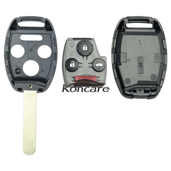 For Honda remote key with 313.8mhz /315Mhz/ 433Mhz adjustable frequency FCCID:OUCG8D-380H-A chip ：8E 2007-2008 Honda Fit