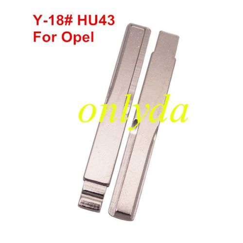 Free shipping VVDI key blade Y-18# HU43 for Opel