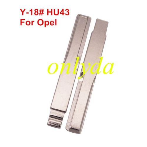 VVDI key blade Y-18# HU43 for Opel