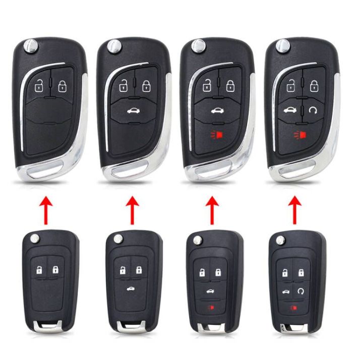 For Opel modified 2/3/3+1/4+1/remote key blank (pls choose button )