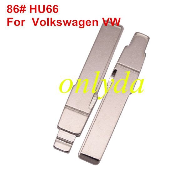 VVDI brand key blade 86# HU66 for Volkswagen