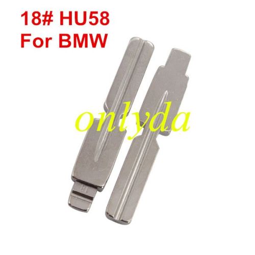 VVDI brand key blade 18# HU58 For BMW