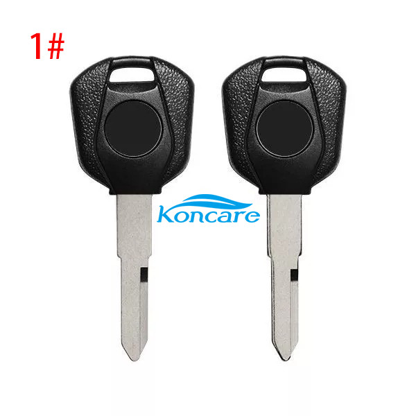 Motor bike key blank with left blade, can choose the color, Black Red Blue