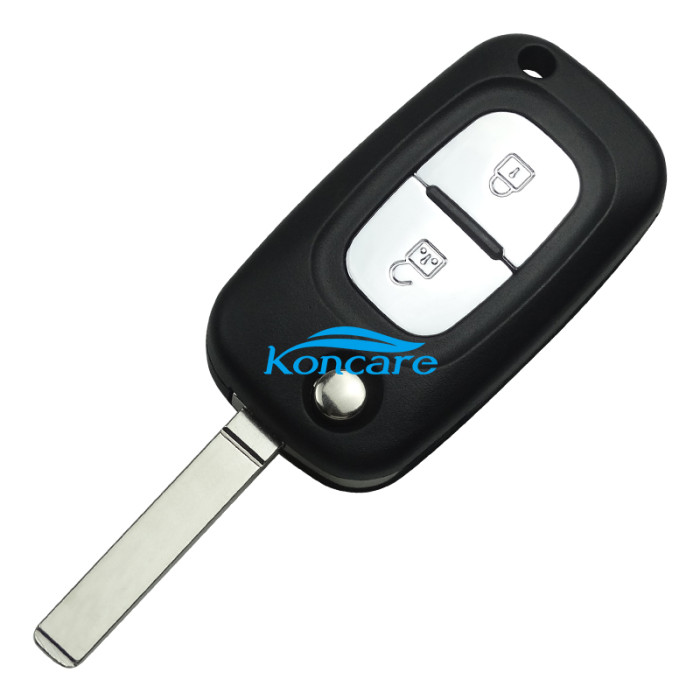 For Renault 2 button remote key blank （with logo）