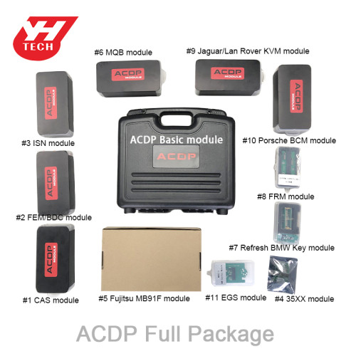 Yanhua Mini ACDP FULL package total 11 modules Basic module+module 1/2/3/4/5/6/7/8/9/10/11