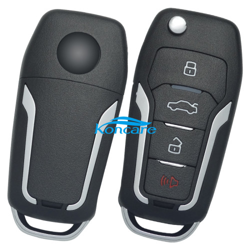 For Ford style 3 button remote key B12-3+1 for KD300 and KD900 to produce any model remote