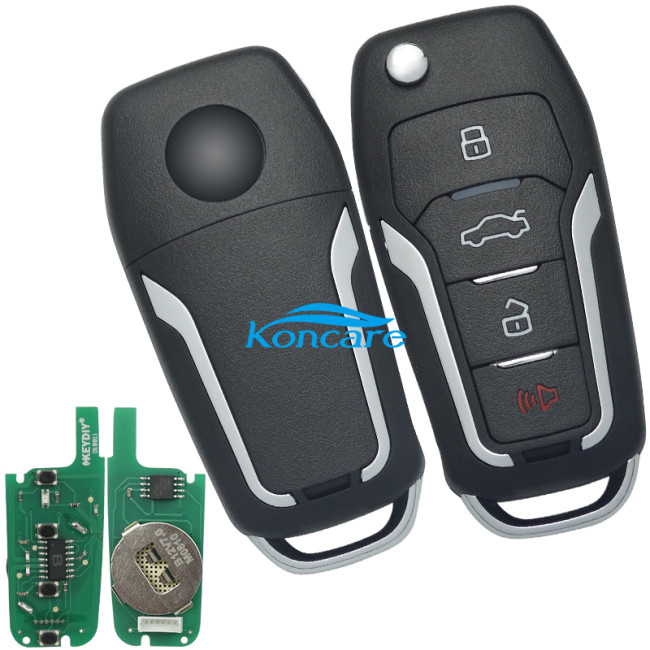For Ford style 3 button remote key B12-3+1 for KD300 and KD900 to produce any model remote