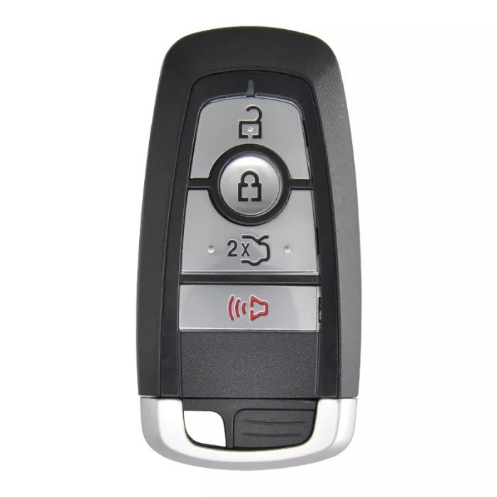 3+1 button remote key shell