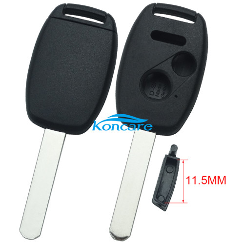 For Honda upgrade 2+1 buttons remote key shell（Without chip slot place)
