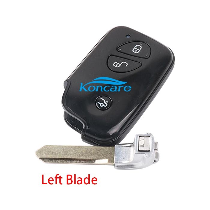 For BYD 3 button remote key blank with blade