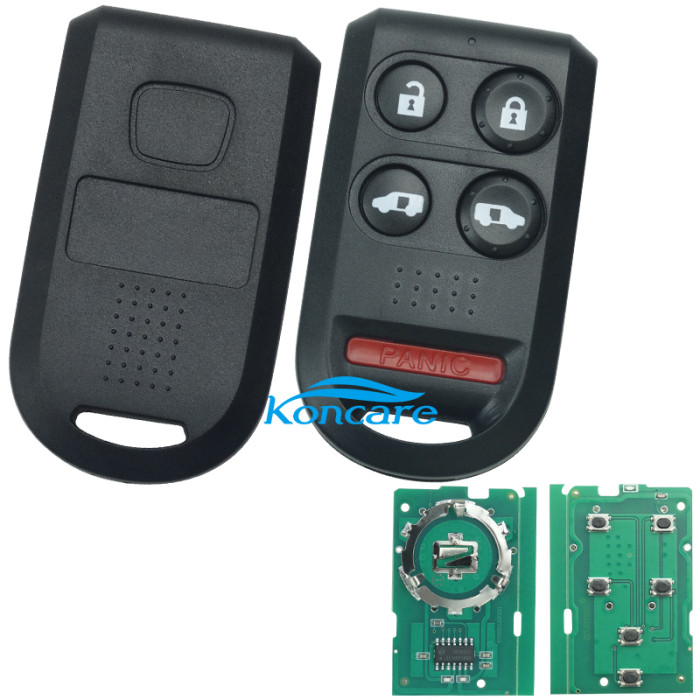 For Honda 4+1 button remote key 313.8mhz for Honda Odyssey 2005-2010FCC ID: OUCG8D-399H-AP/N: 72147-SHJ-A21